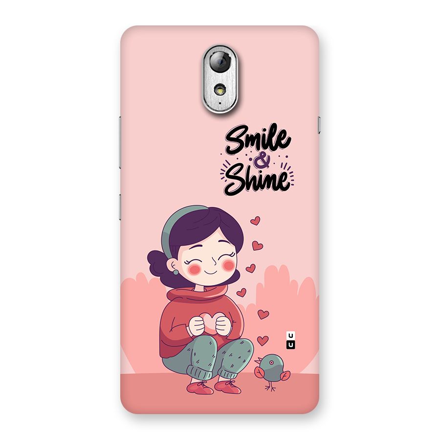 Smile And Shine Back Case for Lenovo Vibe P1M