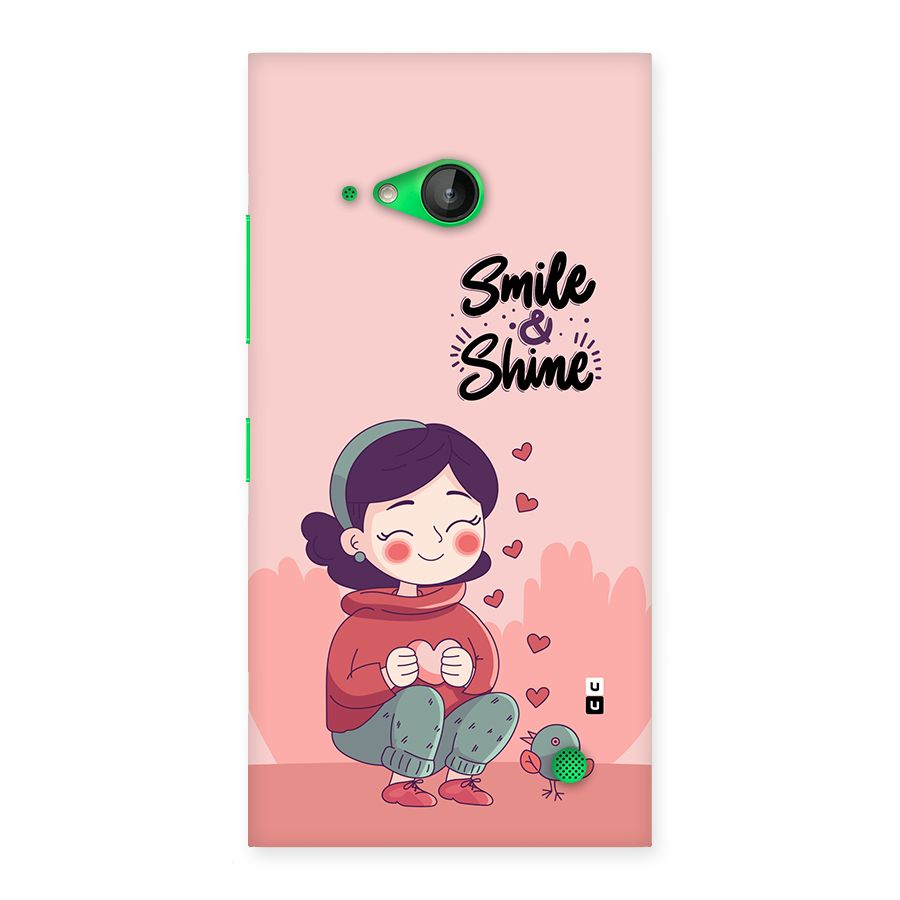 Smile And Shine Back Case for Lumia 730