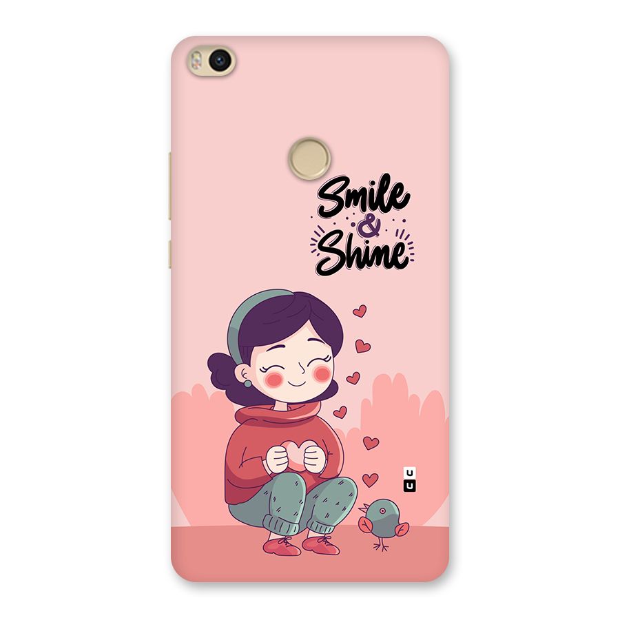 Smile And Shine Back Case for Mi Max 2