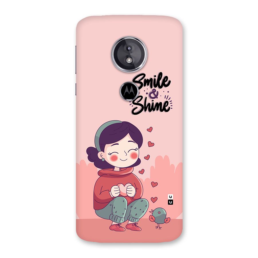 Smile And Shine Back Case for Moto E5