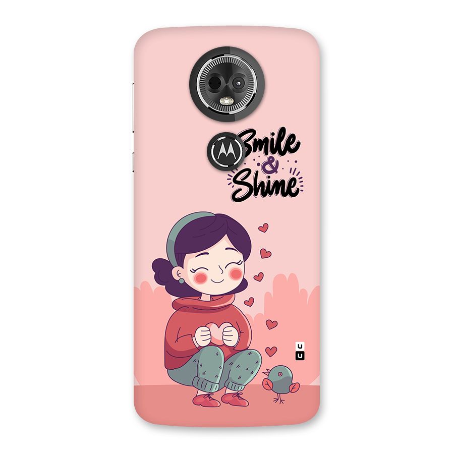 Smile And Shine Back Case for Moto E5 Plus