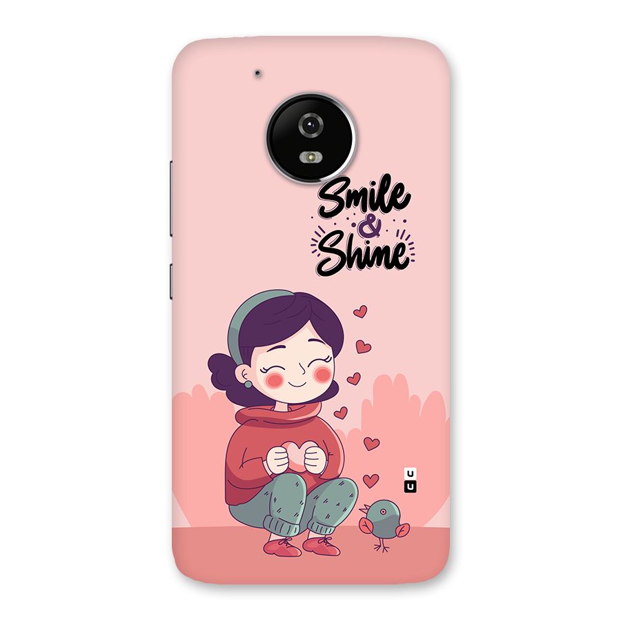 Smile And Shine Back Case for Moto G5