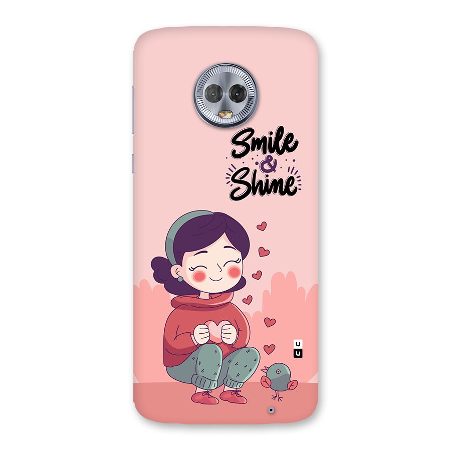 Smile And Shine Back Case for Moto G6 Plus