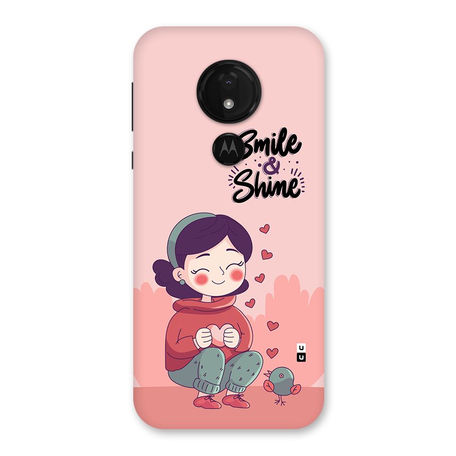 Smile And Shine Back Case for Moto G7 Power