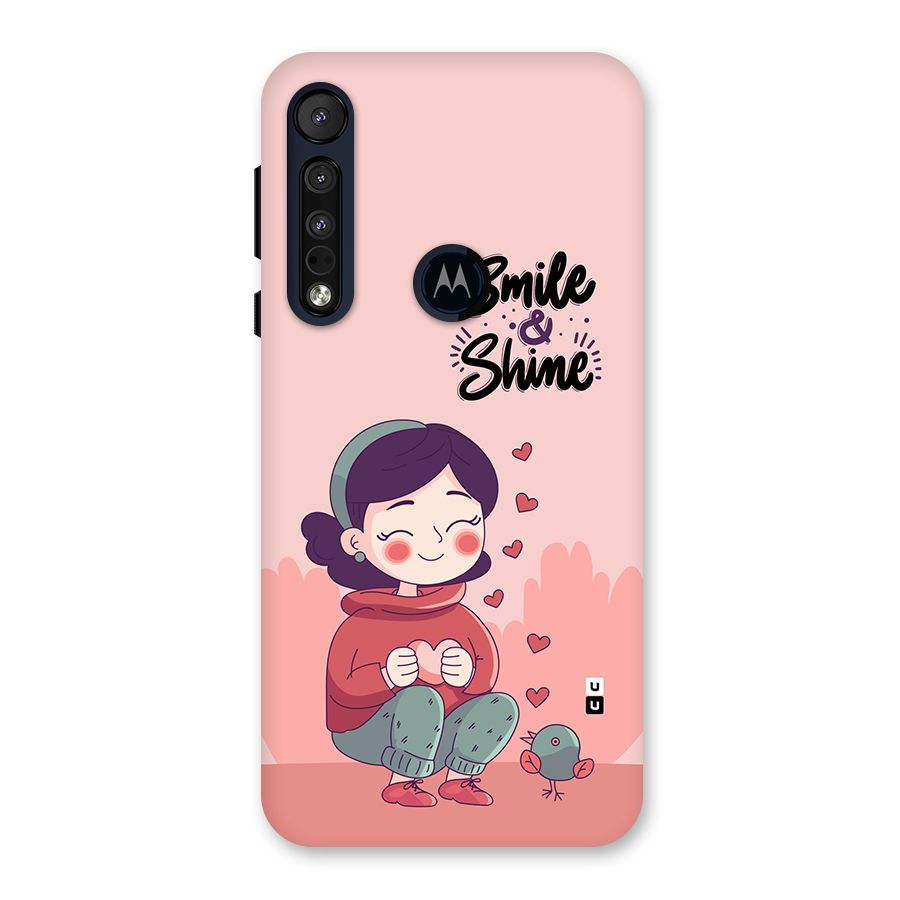 Smile And Shine Back Case for Motorola One Macro