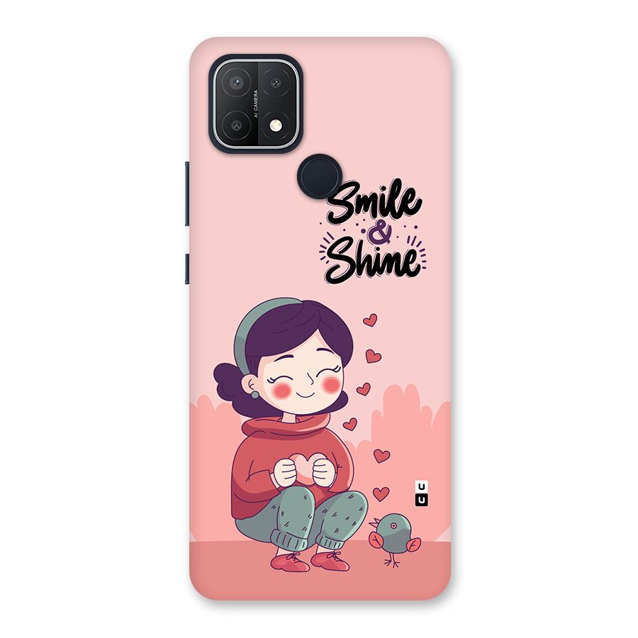 Smile And Shine Back Case for Oppo A15