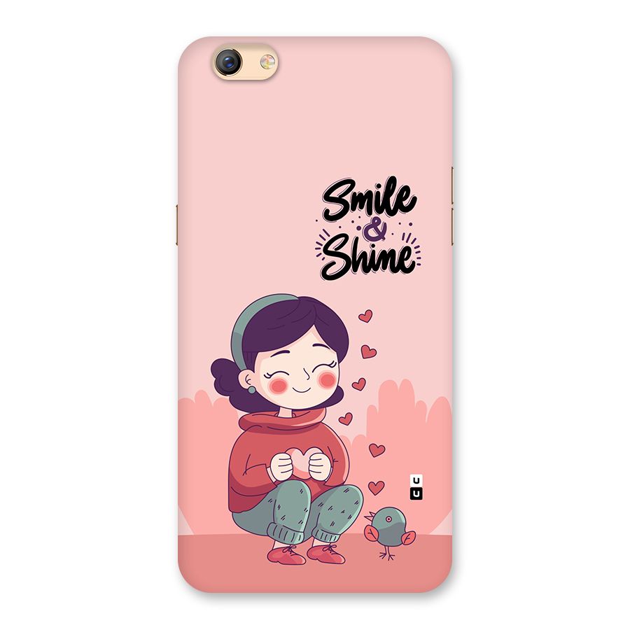 Smile And Shine Back Case for Oppo F3 Plus