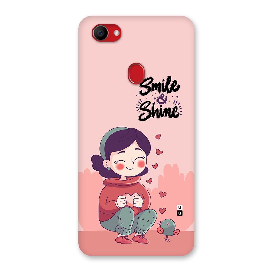 Smile And Shine Back Case for Oppo F7