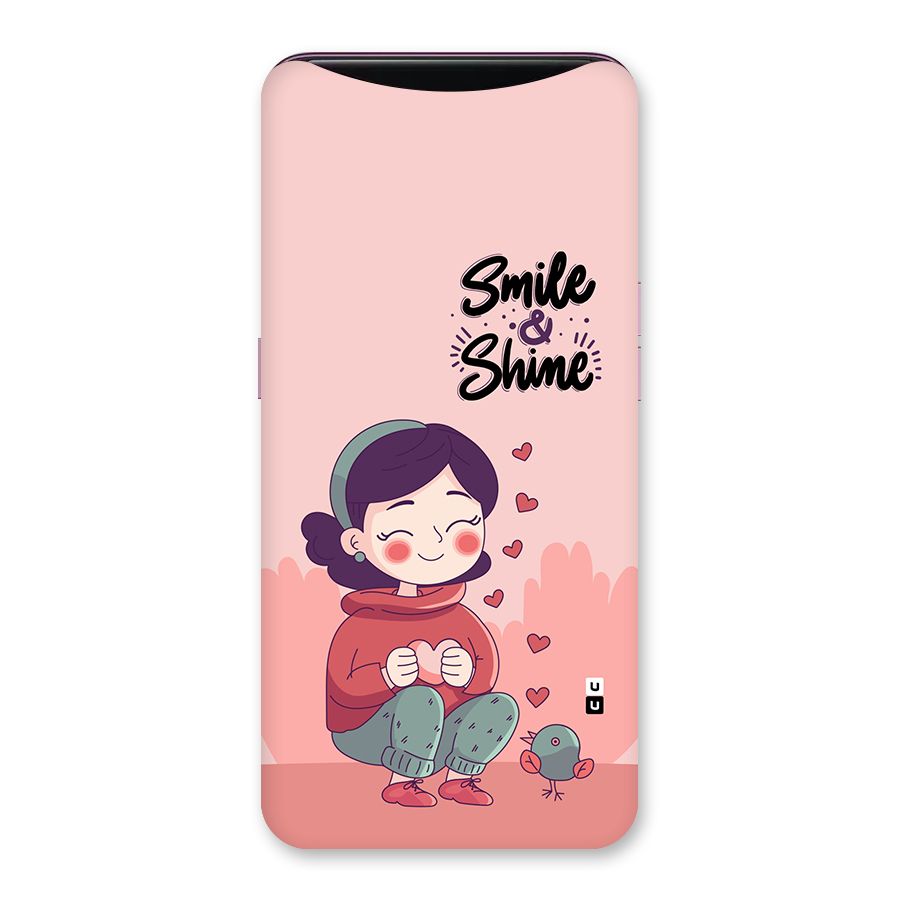 Smile And Shine Back Case for Oppo Find X