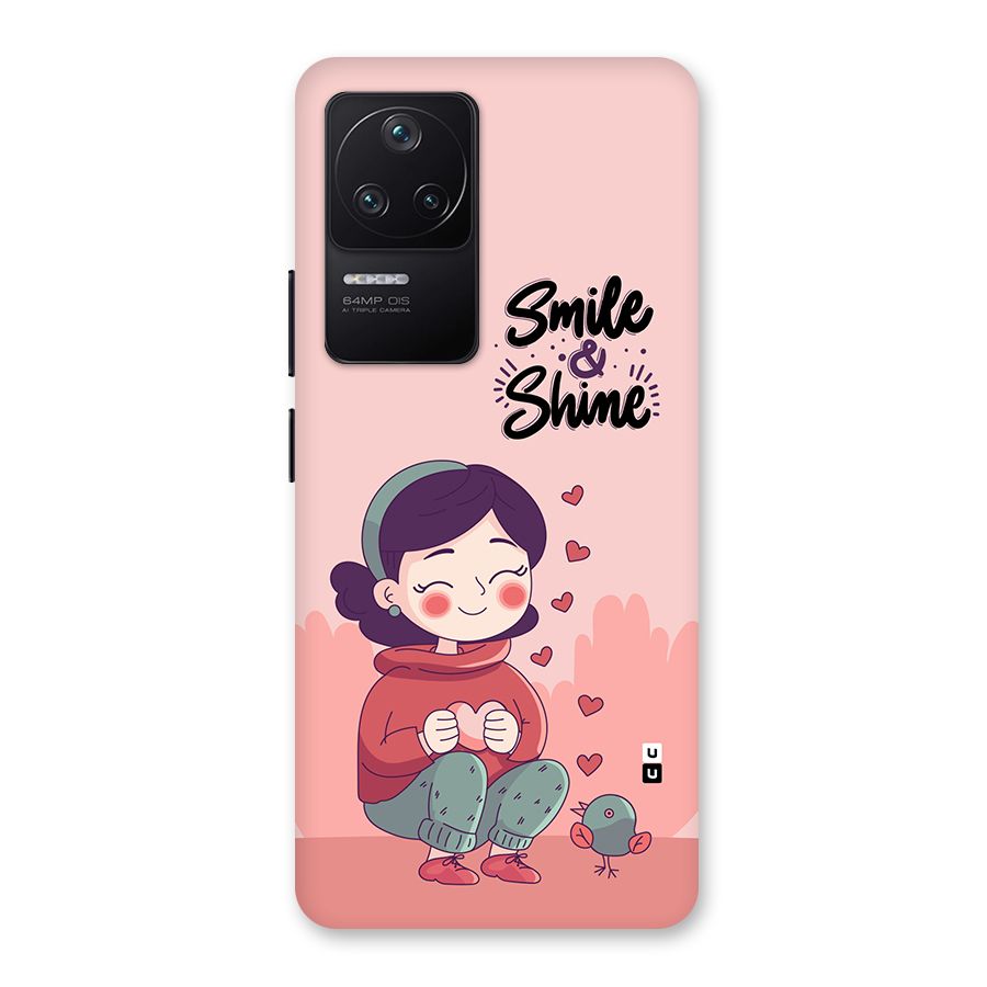 Smile And Shine Back Case for Poco F4 5G