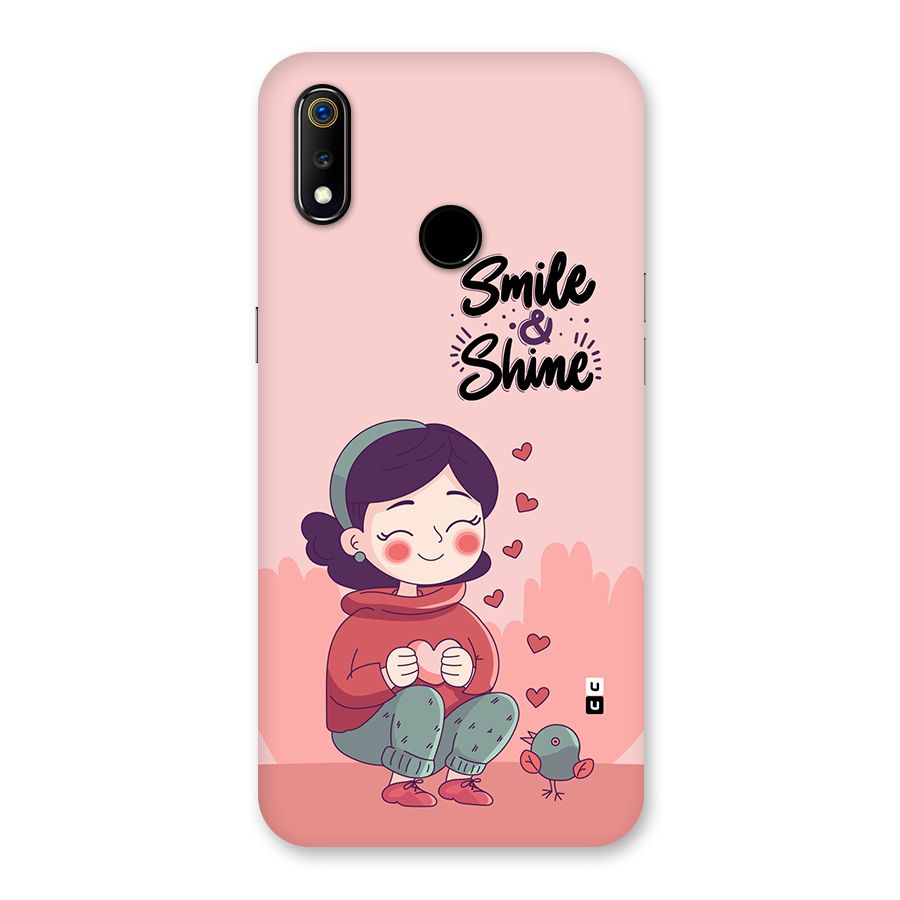 Smile And Shine Back Case for Realme 3