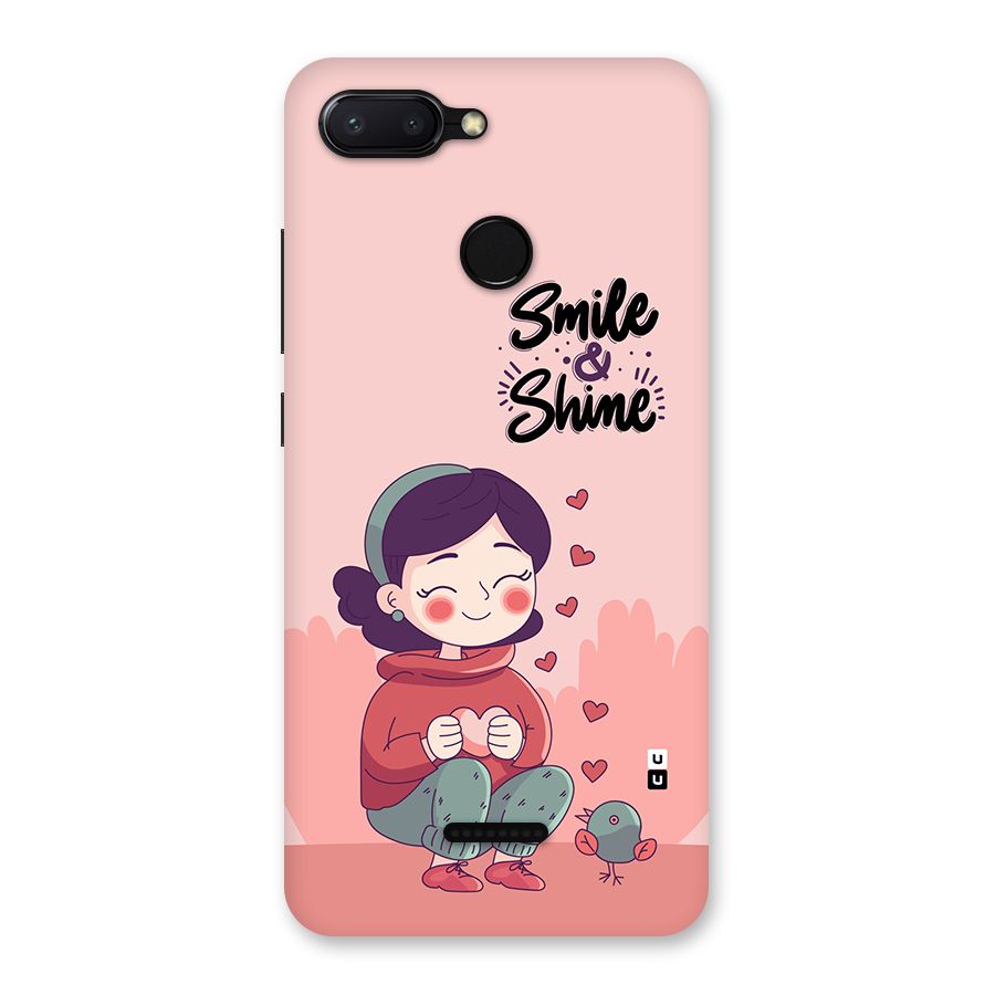 Smile And Shine Back Case for Redmi 6