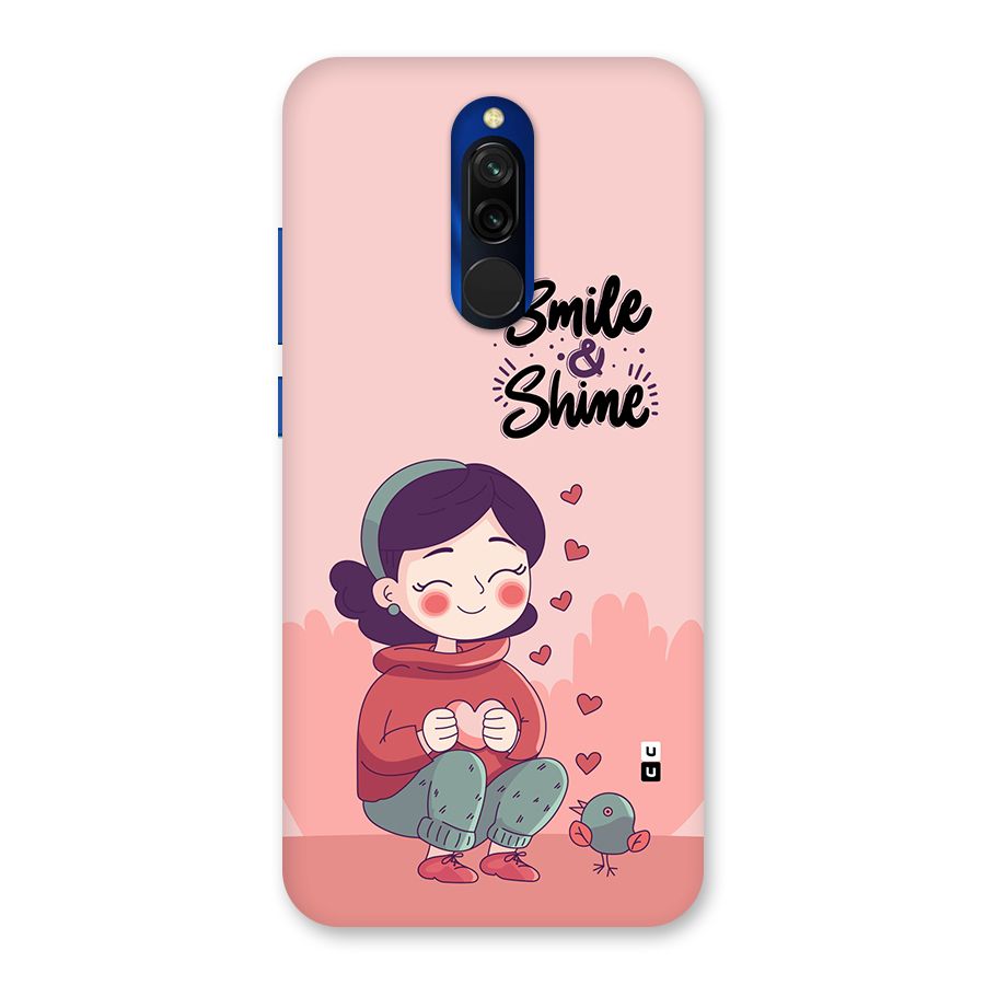 Smile And Shine Back Case for Redmi 8