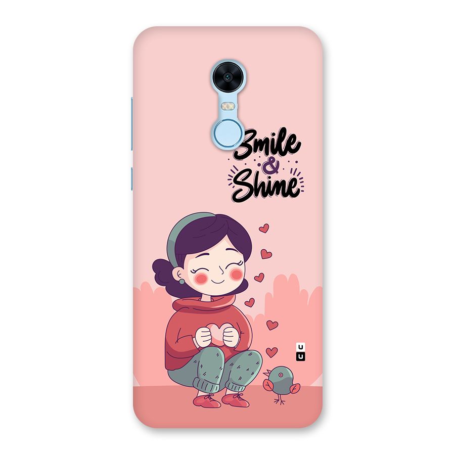 Smile And Shine Back Case for Redmi Note 5