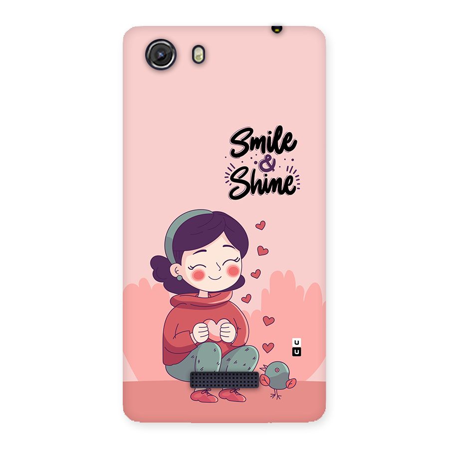 Smile And Shine Back Case for Unite 3