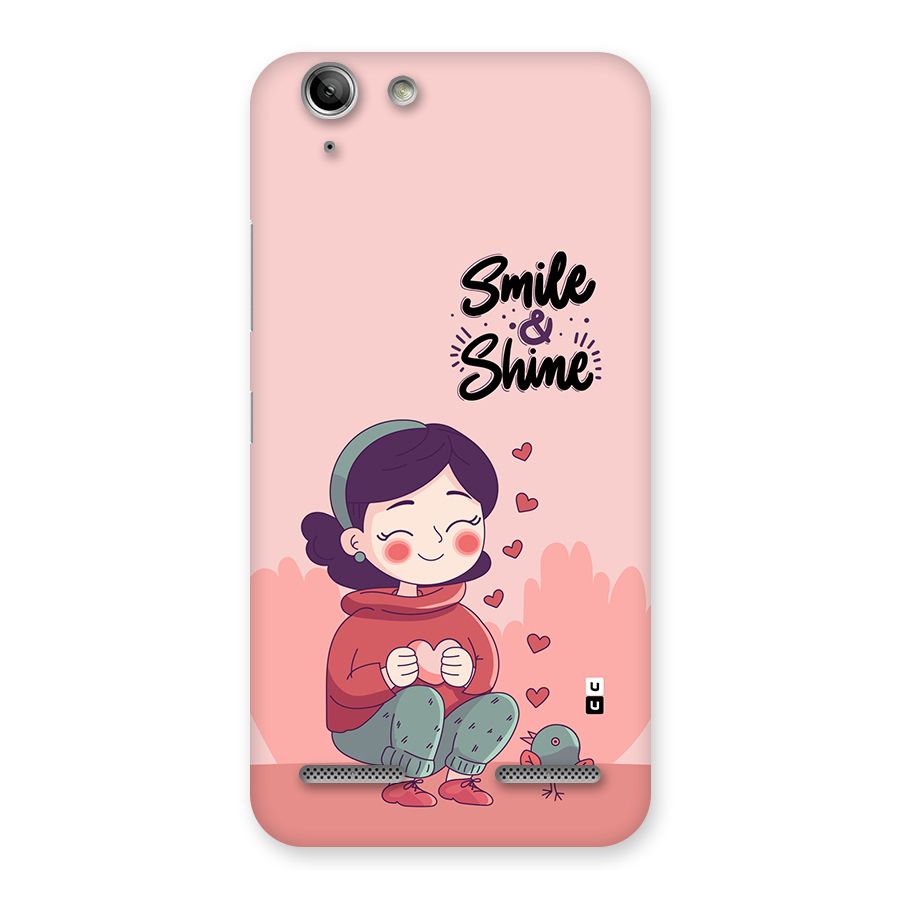 Smile And Shine Back Case for Vibe K5
