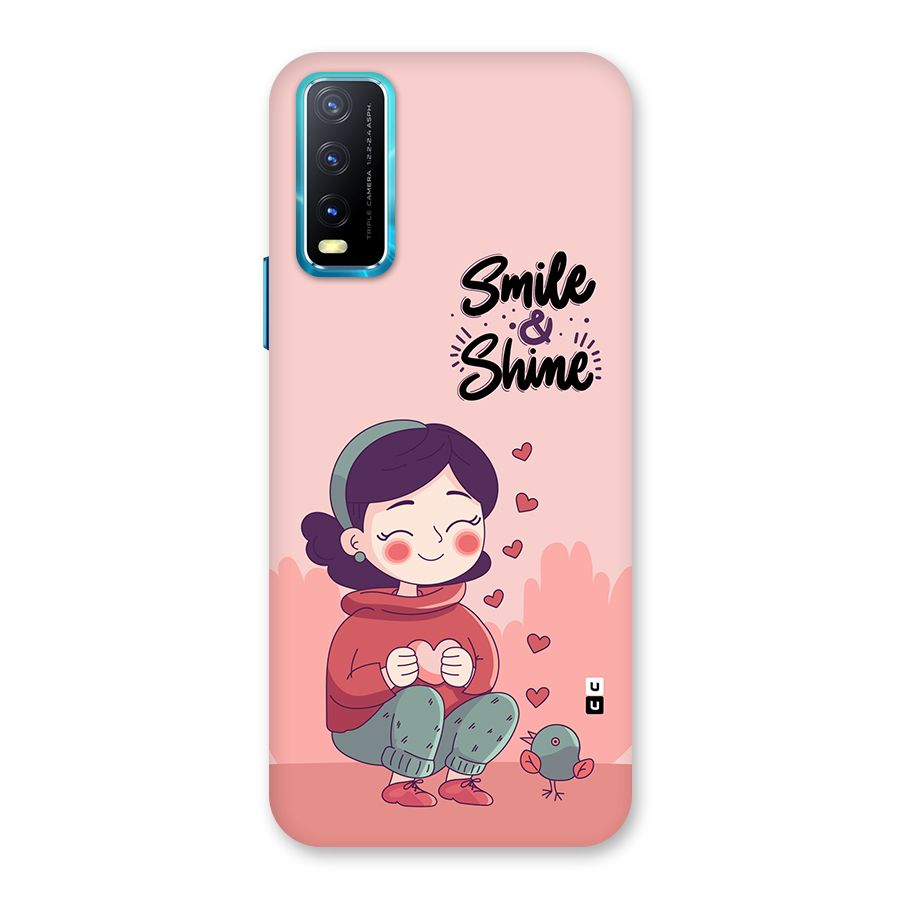 Smile And Shine Back Case for Vivo Y20A