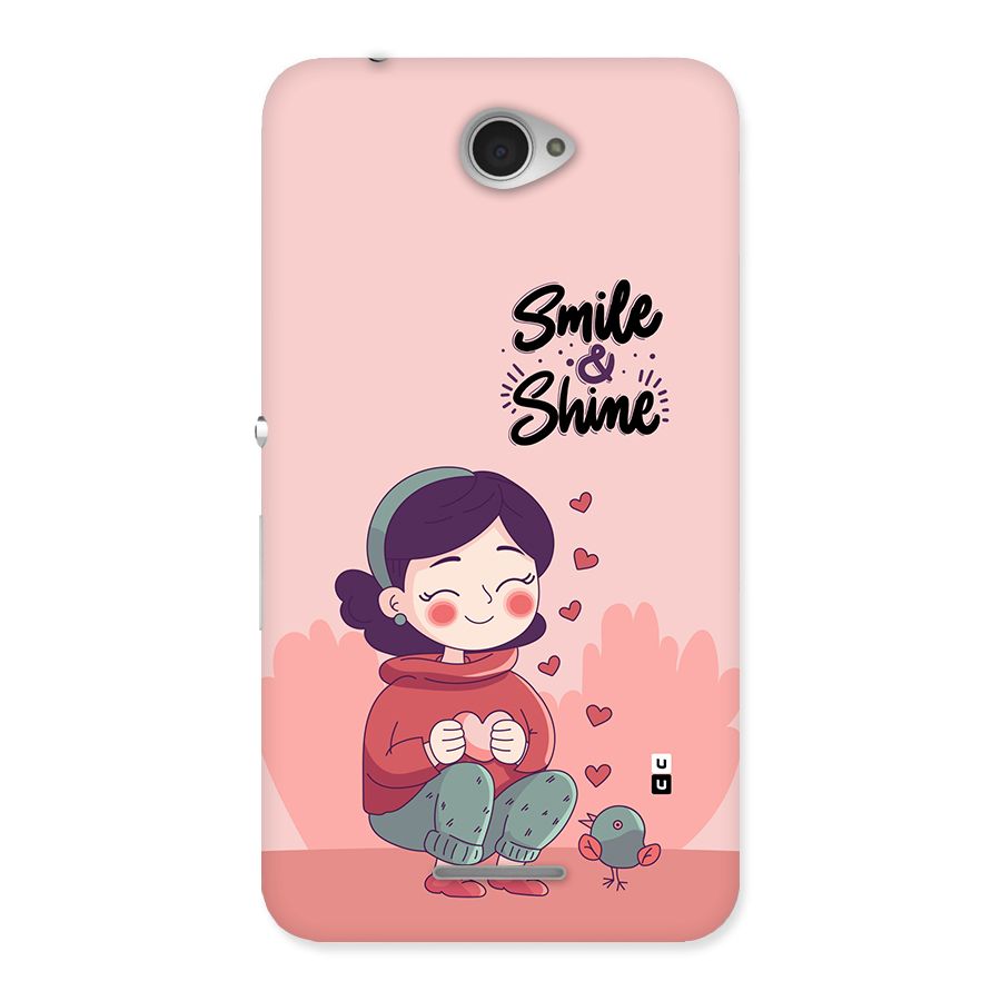 Smile And Shine Back Case for Xperia E4
