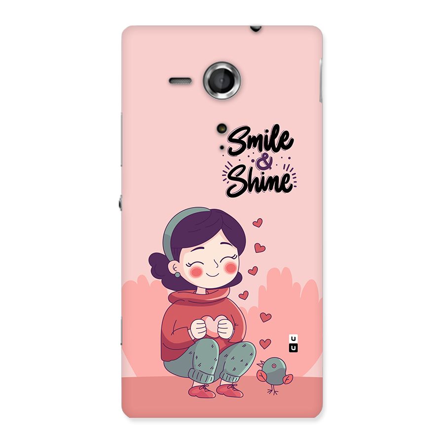 Smile And Shine Back Case for Xperia Sp