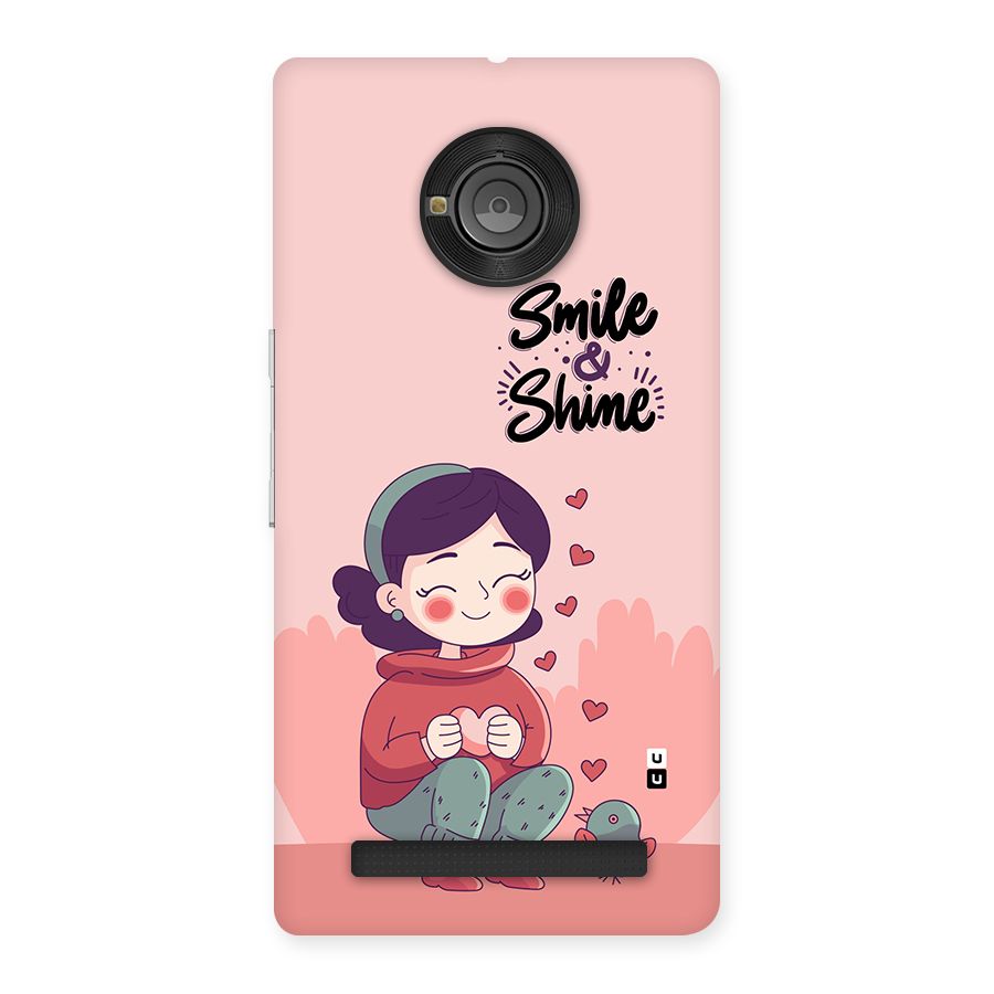 Smile And Shine Back Case for Yunique