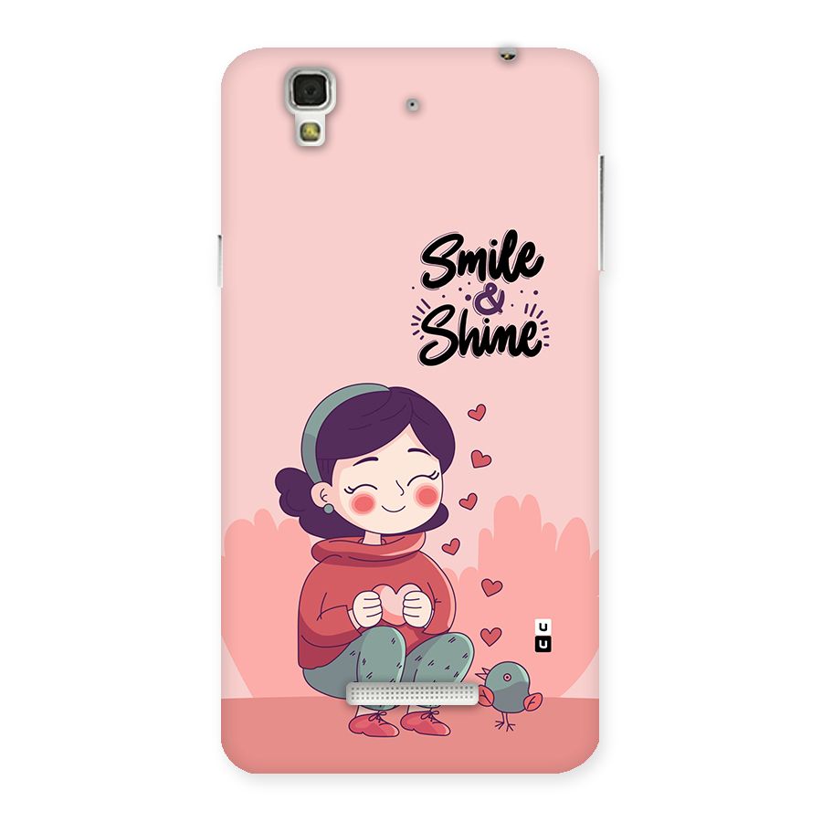 Smile And Shine Back Case for Yureka