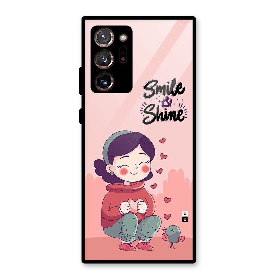 Smile And Shine Glass Back Case for Galaxy Note 20 Ultra