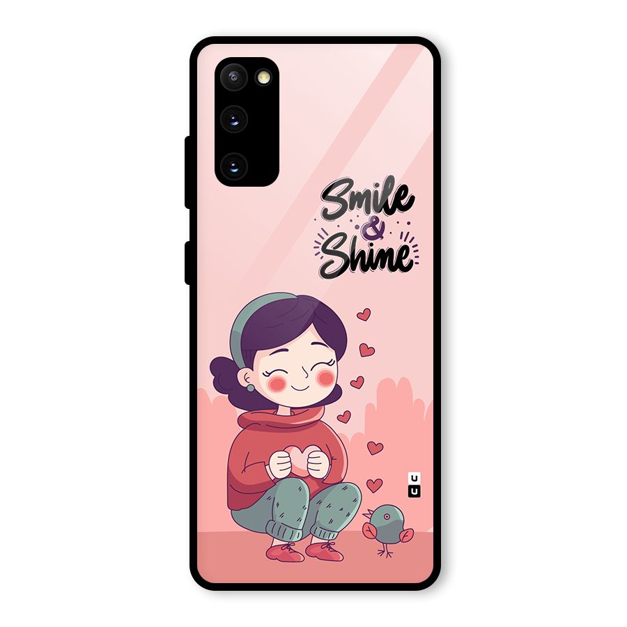 Smile And Shine Glass Back Case for Galaxy S20 FE