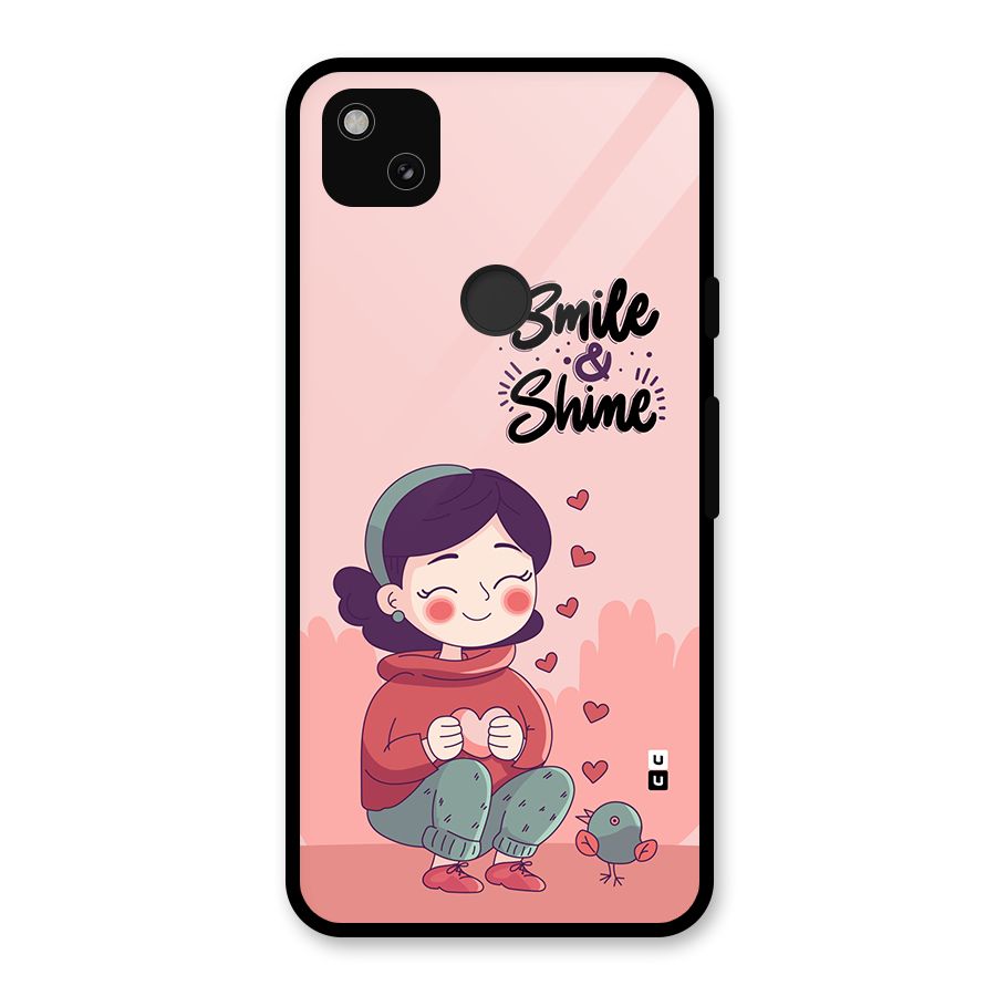 Smile And Shine Glass Back Case for Google Pixel 4a