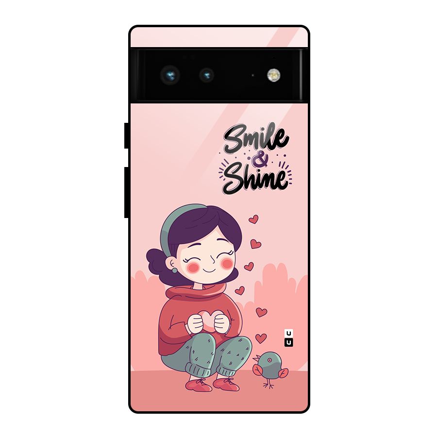 Smile And Shine Glass Back Case for Google Pixel 6