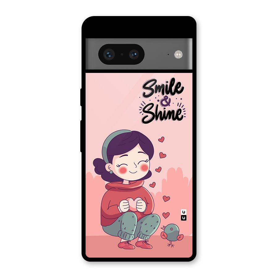 Smile And Shine Glass Back Case for Google Pixel 7