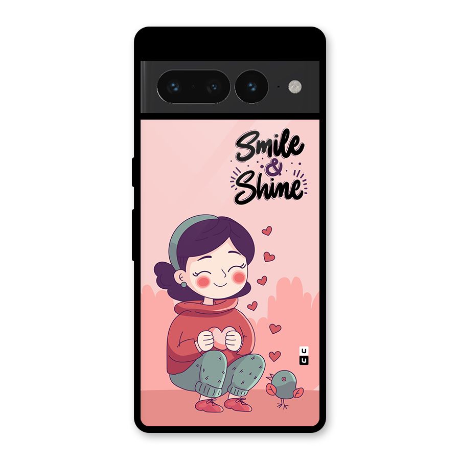 Smile And Shine Glass Back Case for Google Pixel 7 Pro
