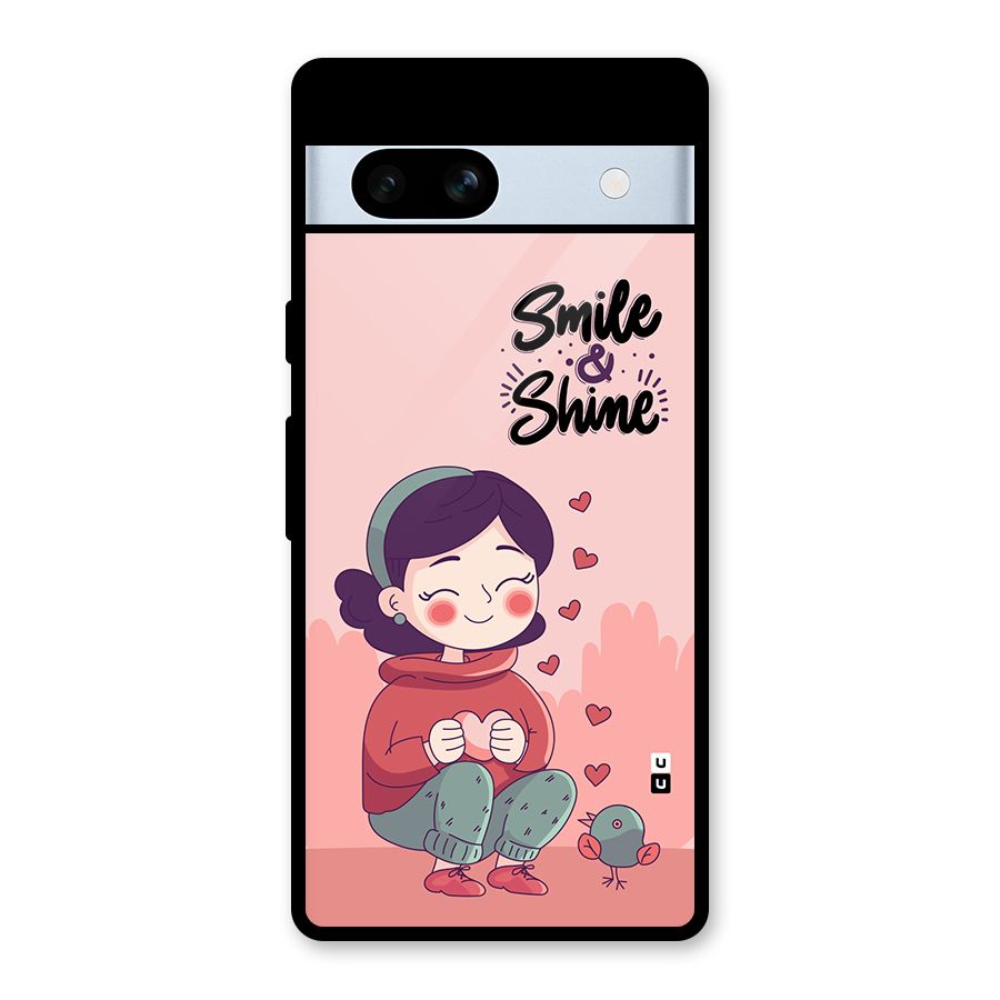 Smile And Shine Glass Back Case for Google Pixel 7a
