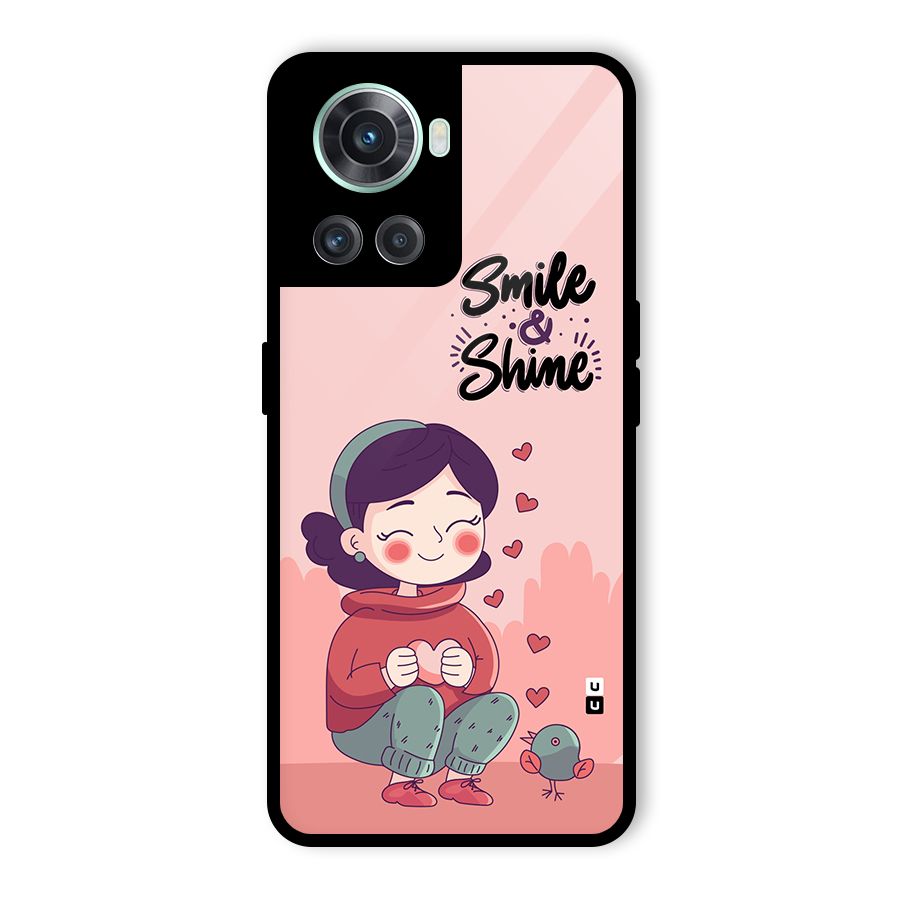 Smile And Shine Glass Back Case for OnePlus 10R