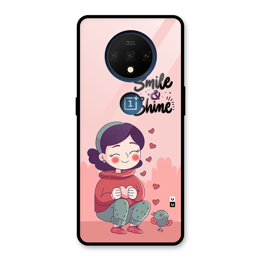 Smile And Shine Glass Back Case for OnePlus 7T