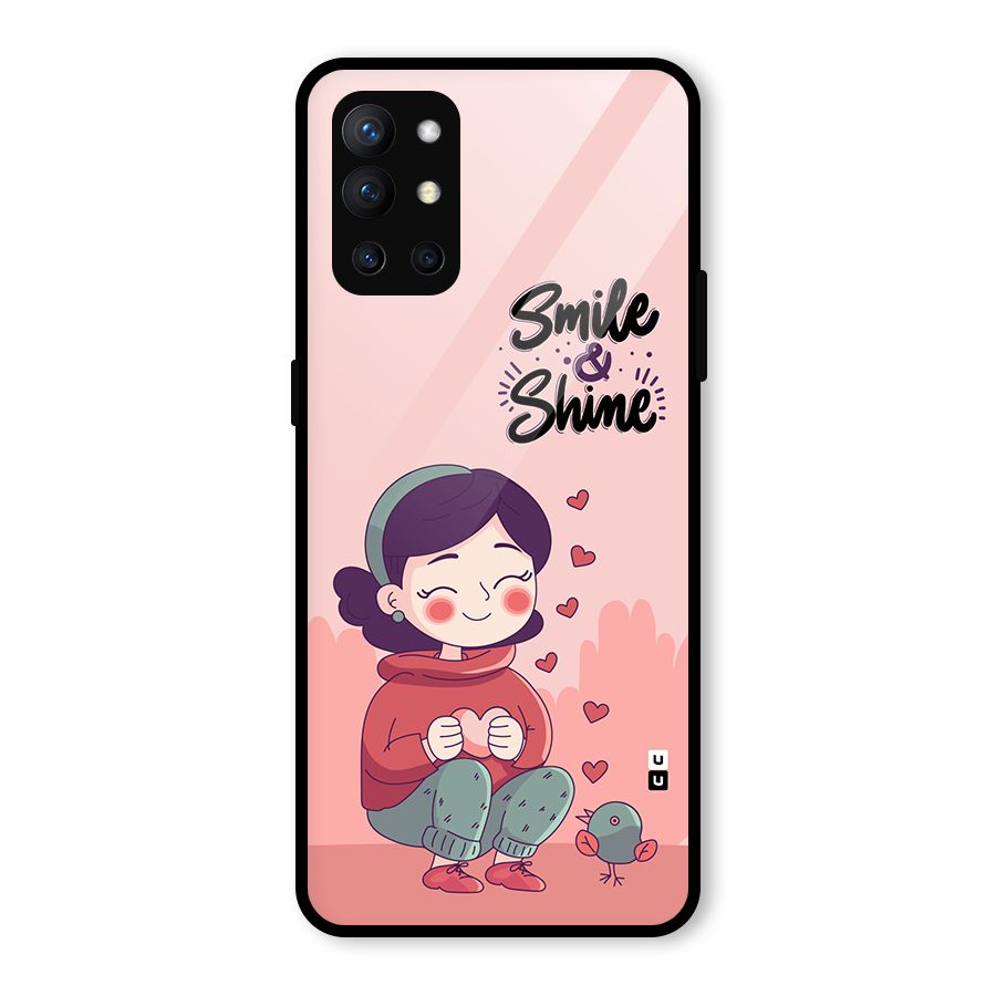 Smile And Shine Glass Back Case for OnePlus 9R