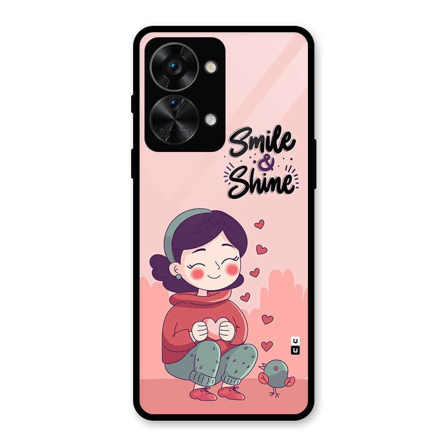 Smile And Shine Glass Back Case for OnePlus Nord 2T