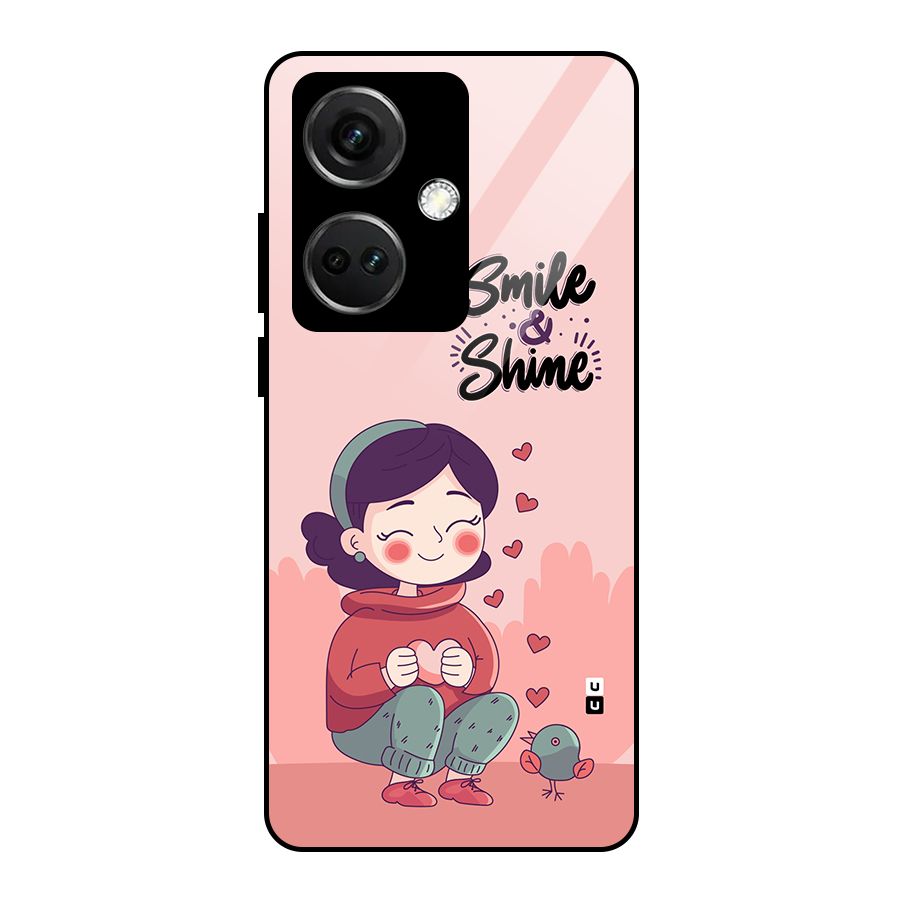 Smile And Shine Glass Back Case for OnePlus Nord CE 3 5G