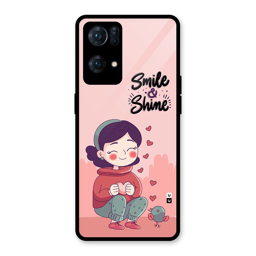 Smile And Shine Glass Back Case for Oppo Reno7 Pro 5G