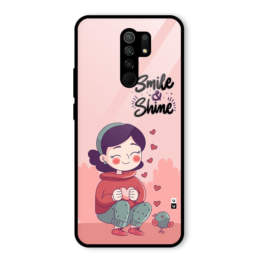 Smile And Shine Glass Back Case for Poco M2