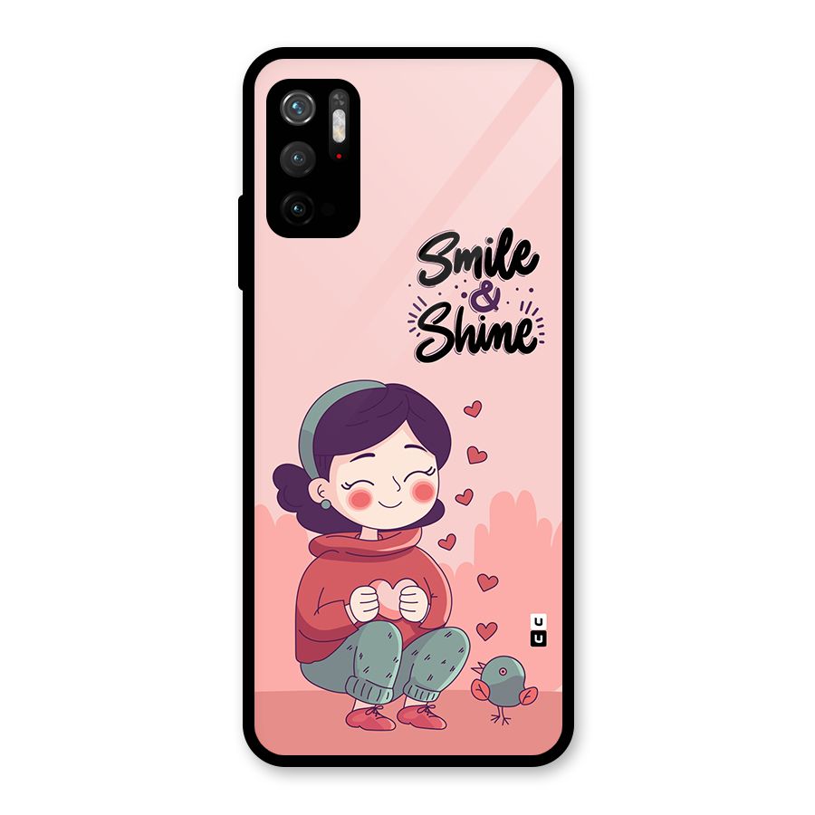 Smile And Shine Glass Back Case for Poco M3 Pro 5G