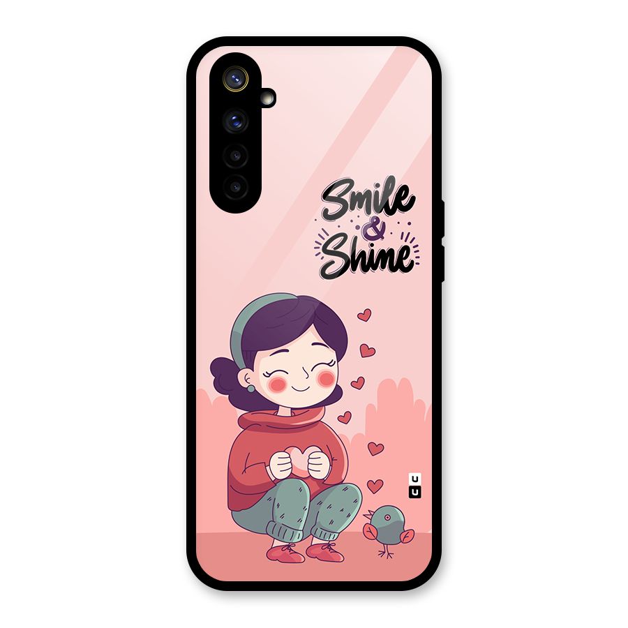 Smile And Shine Glass Back Case for Realme 6