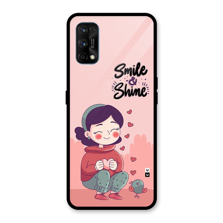 Smile And Shine Glass Back Case for Realme 7 Pro