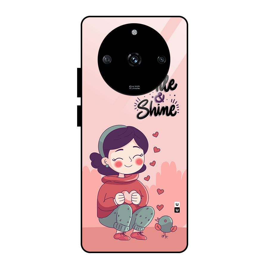 Smile And Shine Glass Back Case for Realme Narzo 60 5G