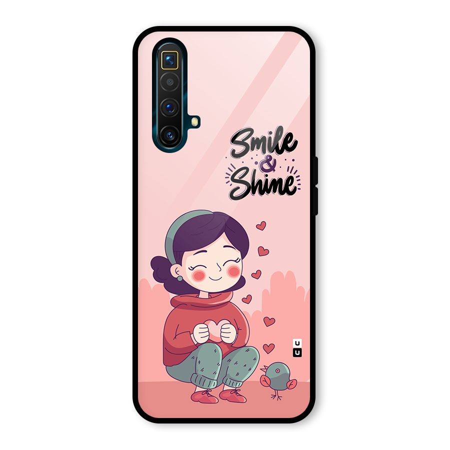 Smile And Shine Glass Back Case for Realme X3