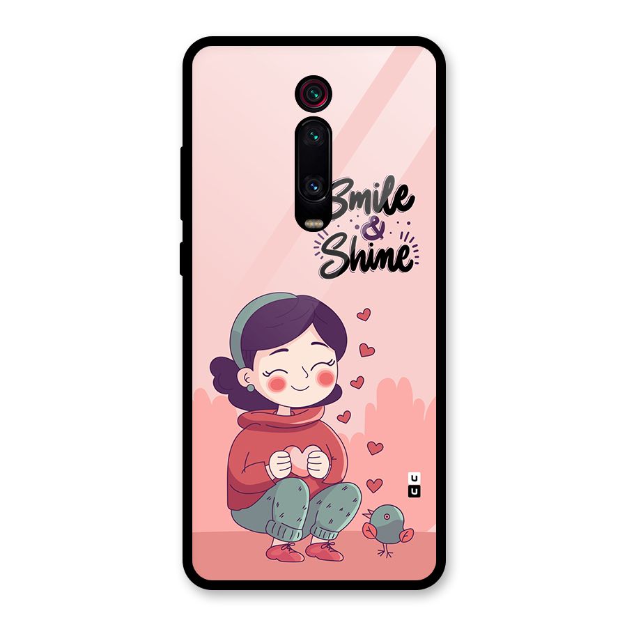 Smile And Shine Glass Back Case for Redmi K20