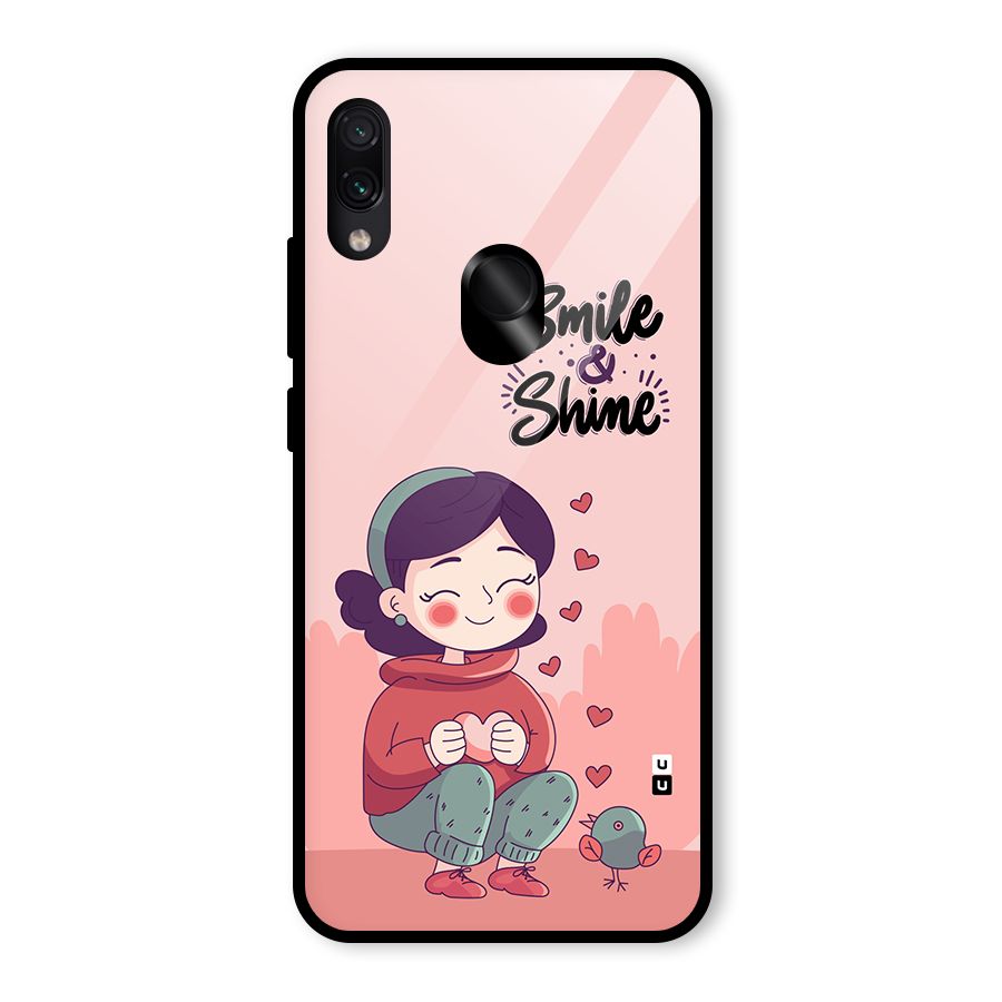 Smile And Shine Glass Back Case for Redmi Note 7 Pro