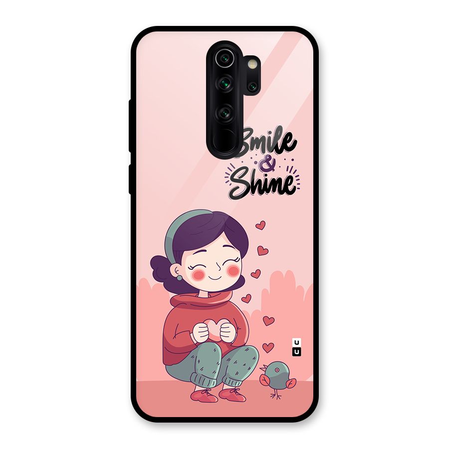 Smile And Shine Glass Back Case for Redmi Note 8 Pro