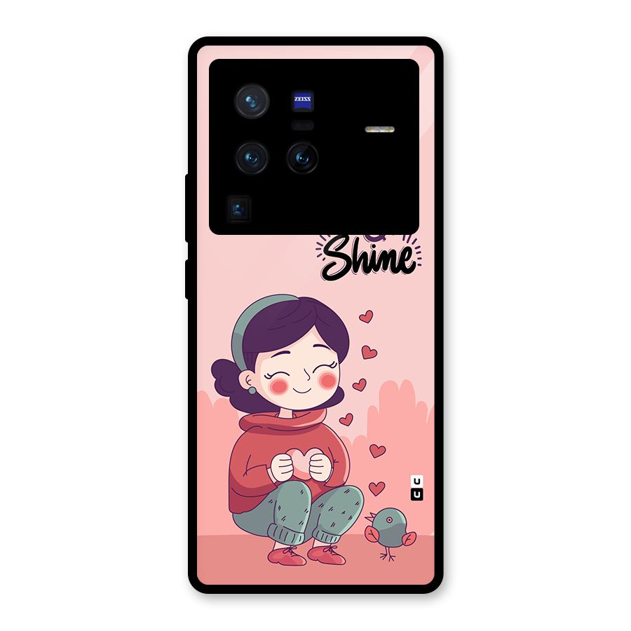 Smile And Shine Glass Back Case for Vivo X80 Pro