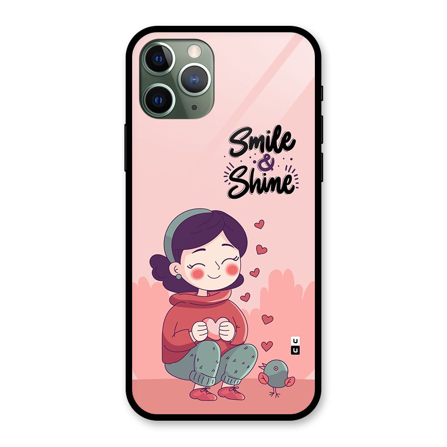 Smile And Shine Glass Back Case for iPhone 11 Pro