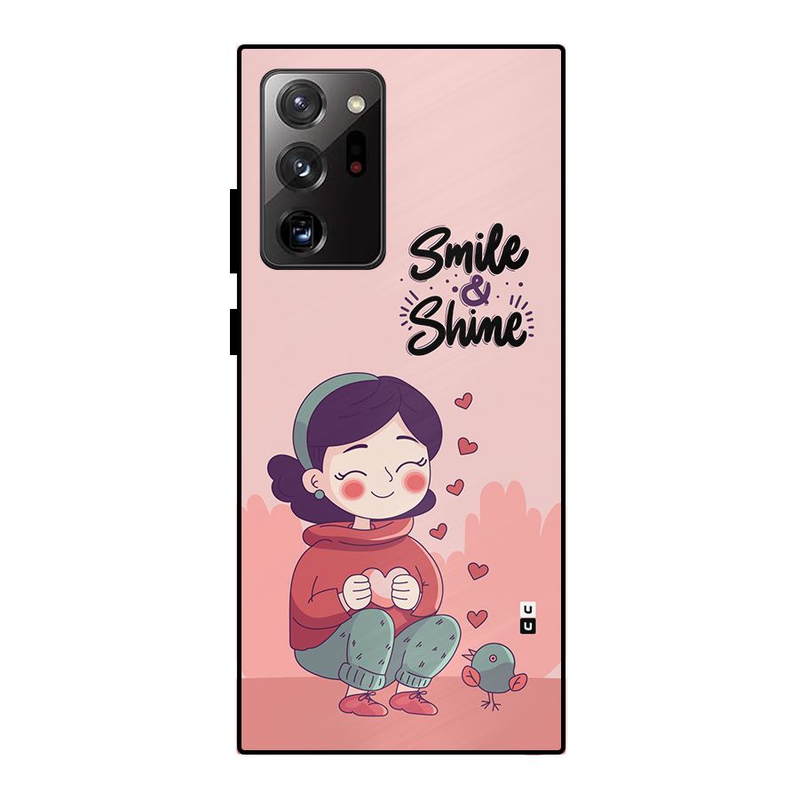 Smile And Shine Metal Back Case for Galaxy Note 20 Ultra